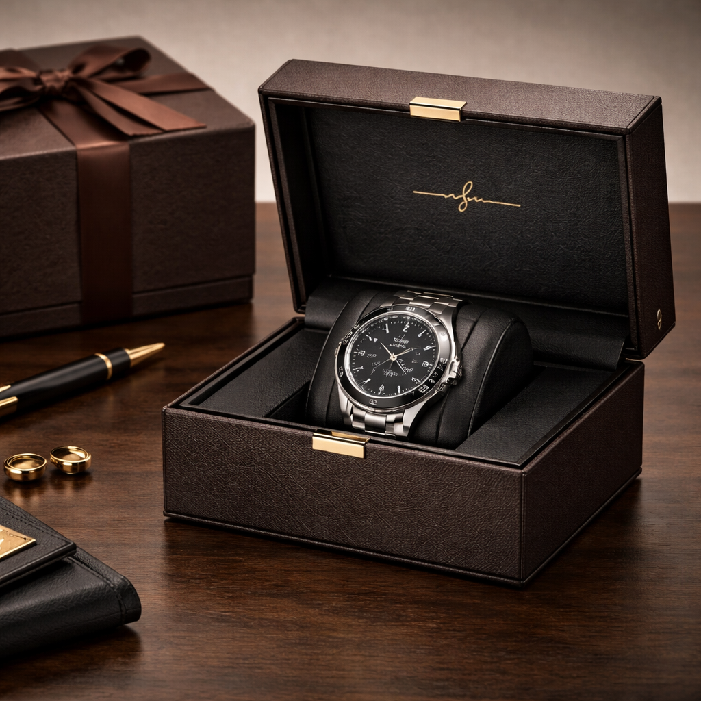Classic luxury watch box