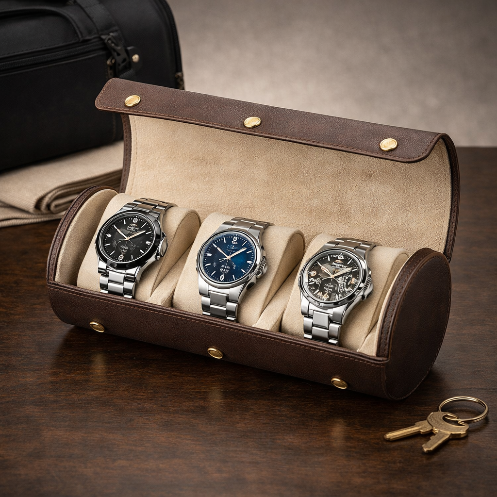 Travel watch roll